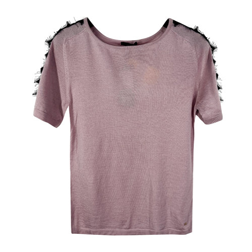 ESCADA/愛(ài)斯卡達(dá) 女士紫色短袖 5011544 11410