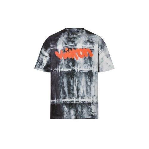  LV路易威登 22年秋冬 男士 短袖T恤 扎染圖案 T 恤 1AAGQB 1AAGQ8 1AAGQ5 1AAGQA 1AAGQ7 1AAGQ