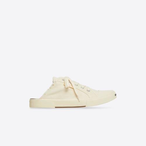  BALENCIAGA巴黎世家 22年春夏 男士 休閑運(yùn)動(dòng)鞋 Mens Paris Trainers Mule in White 693953W3R