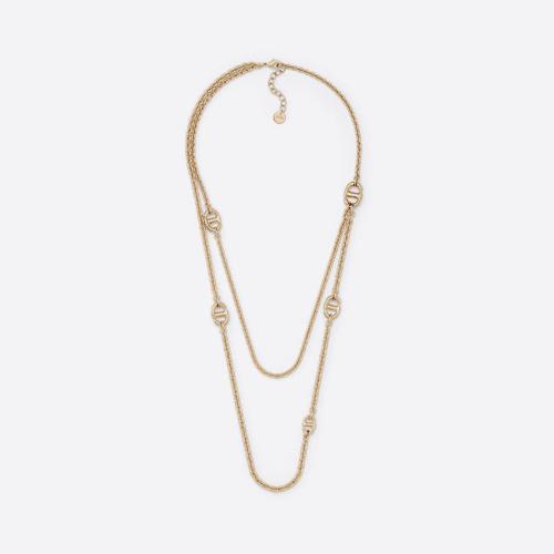  DIOR迪奧 22年秋冬 女士 項鏈 CD Navy 項鏈 N2015WOMMT_D300