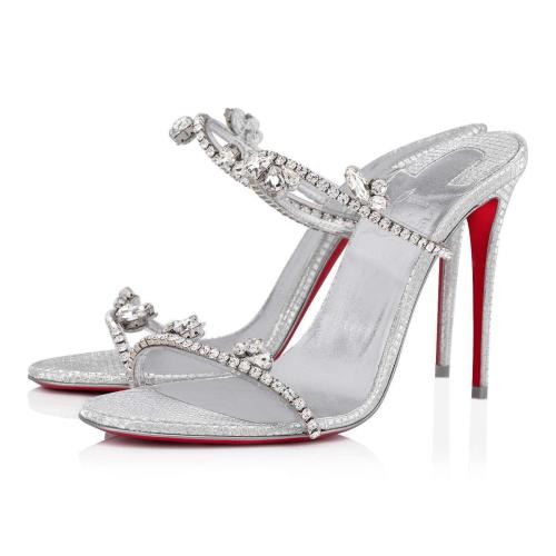  CL紅底鞋 22年春夏 女士 高跟涼鞋 Just Queen      100 mm 1221195S