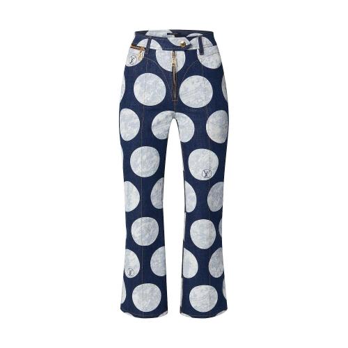  LV路易威登 22年秋冬 女士 牛仔褲 波點牛仔褲 1AA90N 1AA90M 1AA90O 1AA90P 1AA90Q