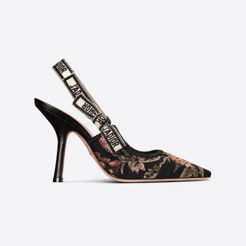  DIOR迪奧 22年秋冬 女士 高跟鞋 Escarpin slingback JAdior KCP762GRY_S26X