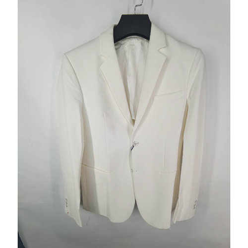 Emporio Armani/安普里奧阿瑪尼白色男士西服上衣  R1G620R1084100  瑕疵折扣