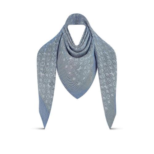  LV路易威登 22年秋冬 女士 圍巾 CHALE JACQUARD SUMMER STARDUST M77813