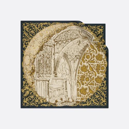  DIOR迪奧 22年秋冬 女士 絲巾 Carre La Papesse 21TAR090I609_C900