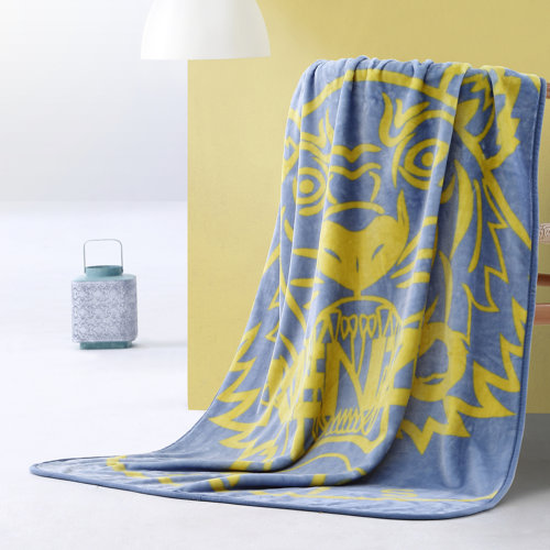 KENZO/高田賢三 經(jīng)典虎頭毯法蘭絨毯絨毯140*100cm