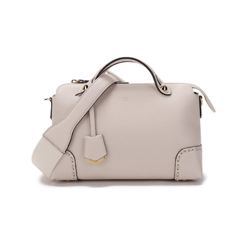 FENDI/芬迪 女士BY THE WAY系列皮革手提單肩斜挎包波士頓包 8BL146 AH95