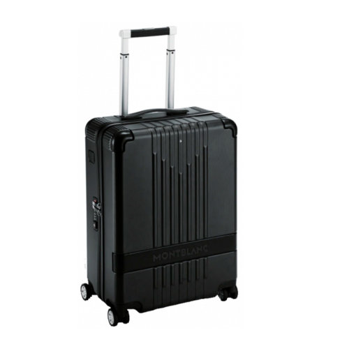 Mont Blanc/萬寶龍 男士黑色PVC商務(wù)休閑旅行箱118727