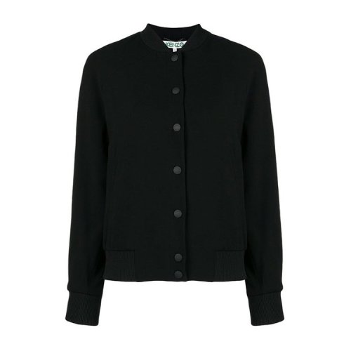 KENZO/高田賢三  凱卓女裝 時(shí)尚百搭 女士黑色外套夾克 F862BL0555AC.99