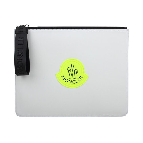  Moncler/蒙克萊 男女同款 白色時尚手拿包 5002400594ZM032