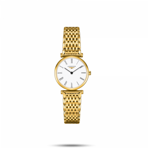 LONGINES/浪琴 嘉嵐系列 黃色PVD涂層 石英機芯 女士腕表 L4.209.2.11.8