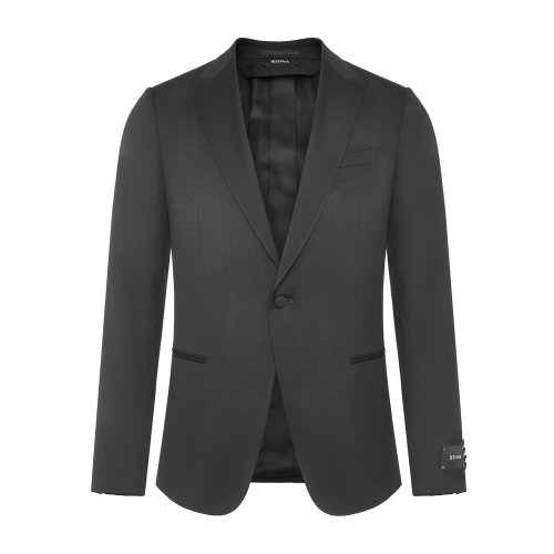 Z Zegna Exclusive系列 花卉暗紋劍領(lǐng)吸煙裝男士西裝 183KG0-824825-825