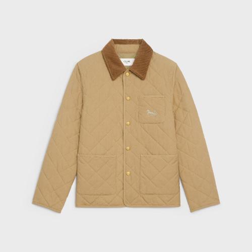  CELINE賽琳思琳 22年秋冬 女士 夾克 棉質獵裝夾克 2W389680F.04BD