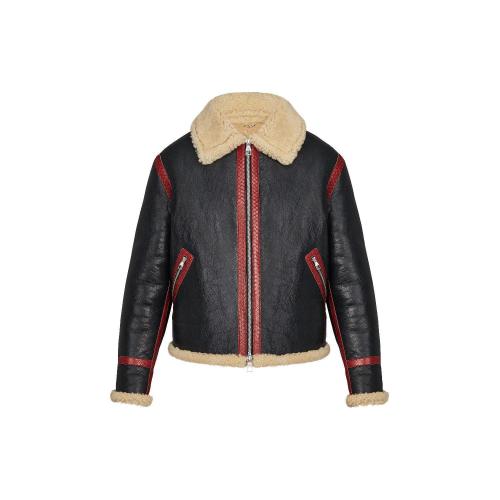  LV路易威登 22年秋冬 男士 夾克 BLOUSON A*w*VIATEUR EN PEAU DE MOUTON ET CUIR DE PYTHON 1 預(yù)定商品2-8周發(fā)貨