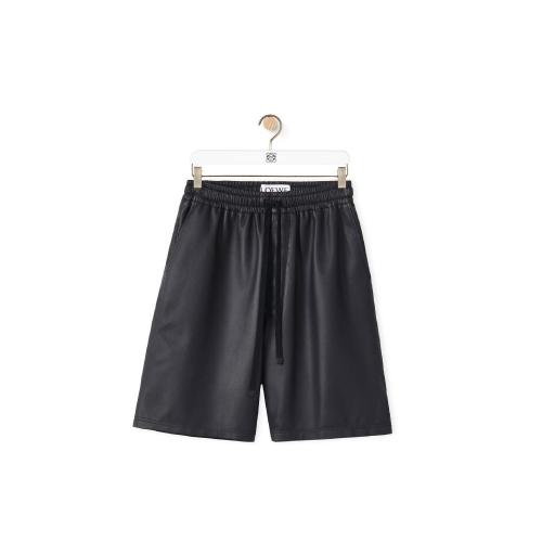  LOEWE羅意威 22年秋冬 男士 短褲 Drawstring shorts in nappa H526Y54L18-5110