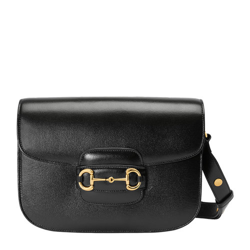 GUCCI/古馳 Gucci 馬銜扣1955系列皮革肩背包 602204 1DB0G