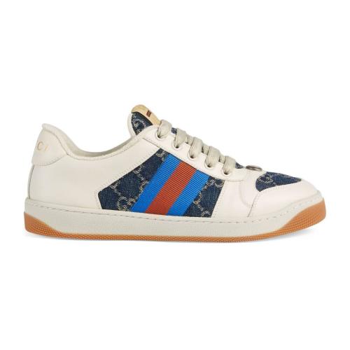  GUCCI古馳 22年秋冬 女士 GG Denim系列Screener系列女士運動鞋 577684 2KQ40 4467