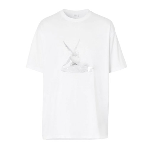 BURBERRY/博柏利 男士短袖T恤Cupid印花棉質(zhì)寬松版圓領(lǐng)短袖T恤80243651