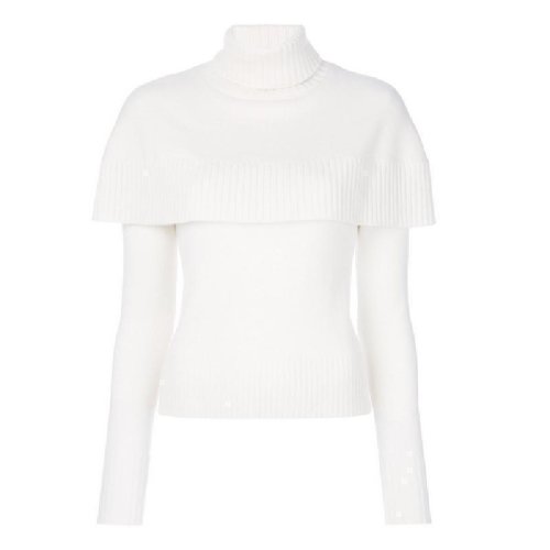 CHLOE/克洛伊  蔻依女裝   女士羊絨時(shí)尚高領(lǐng)長(zhǎng)袖針織衫/毛衣 17AMP0417A500NR107