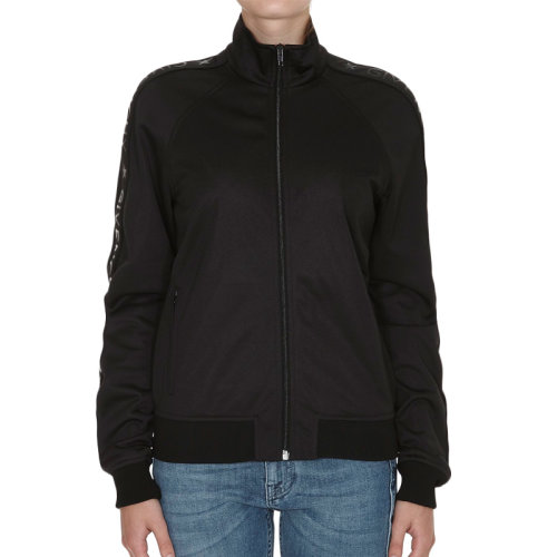 Givenchy 紀(jì)梵希 女裝 服飾 黑色拉鏈時(shí)尚短款運(yùn)動(dòng) 女士夾克外套
