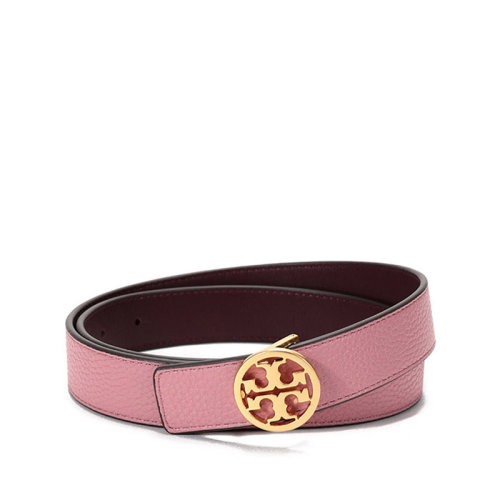 ToryBurch/湯麗柏琦 TB腰帶 女士牛皮革板扣式雙面皮帶腰帶 64926