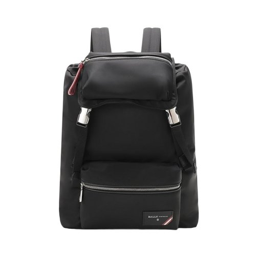 BALLY/巴利 男士黑色時(shí)尚休閑雙肩包 6236733 PLSX