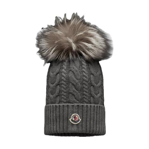  MONCLER蒙可蒙克萊 22年秋冬 女士 帽子 絨球羊毛針織帽 H20939Z70301A9328985