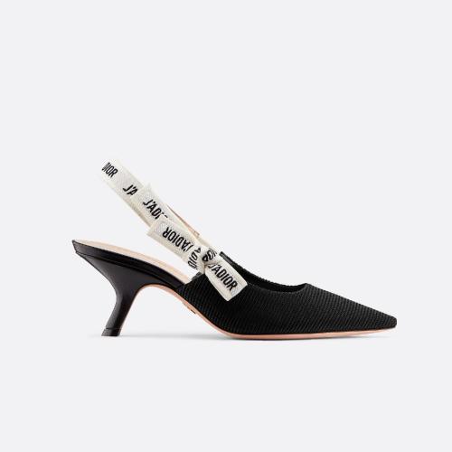  DIOR迪奧 22年春夏 女士 中跟鞋 高跟鞋-黑色科技面料 KCC200TFL_S900 預(yù)定商品1-3周發(fā)貨