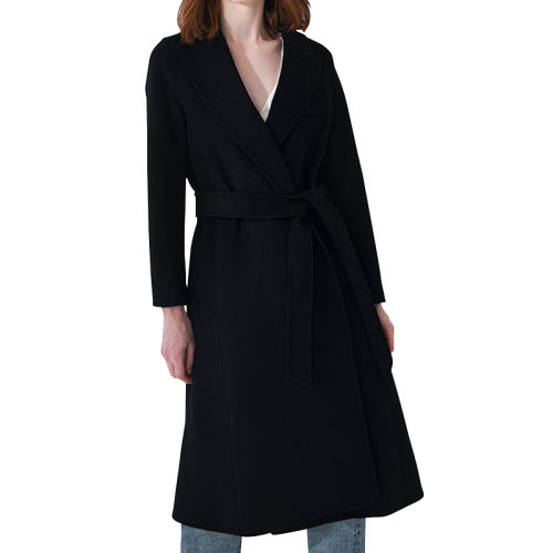 GeleiStory/GeleiStory 秋冬新款英倫高奢羊毛大衣 中長款雙面呢大衣 女士大衣