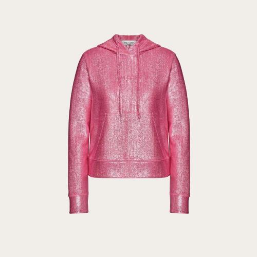  VALENTINO華倫天奴 22年秋冬 女士 衛(wèi)衣 SWEAT-SHIRT EN JERSEY LUREX XB3MF16D71SY84