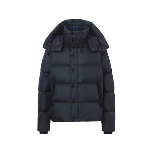 BURBERRY/博柏利 【22秋冬新款】 男款錦綸鵝絨可拆式衣袖連帽羽絨服外套馬甲 80455071