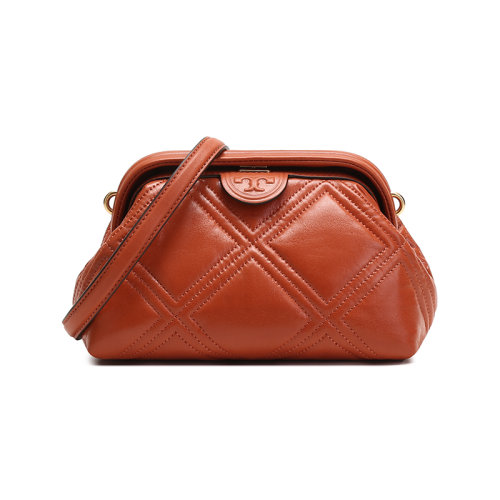 Tory Burch/湯麗柏琦女士FLEMING系列釉面皮革單肩斜挎包手拿包小號 805