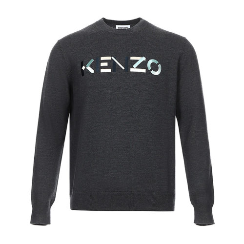 KENZO/高田賢三 男士針織衫/毛衣男士羊毛圓領(lǐng)長袖毛衣針織衫套頭衫5PU5413LA