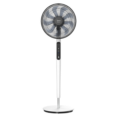 Midea/美的電風(fēng)扇落地扇家用電風(fēng)扇落地?fù)u控變頻九葉送風(fēng)FSD35XBR白色