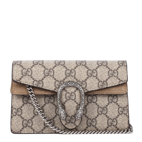 GUCCI/古馳 單肩包 Dionysus系列高級(jí)人造帆布超迷你手袋 帆布/配皮 476432 KHNRN