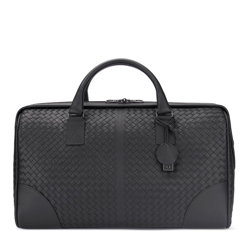 BottegaVeneta/葆蝶家 男士經(jīng)典款編織牛皮革簡約大氣旅行包152230V4651【極速發(fā)貨】