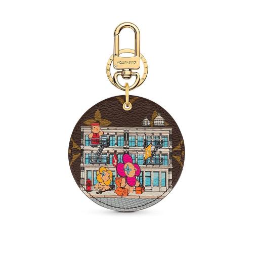  LV路易威登 22年秋冬 女士 鑰匙扣 ILLUSTRE XMAS NEW YORK 包飾與鑰匙扣 M00873