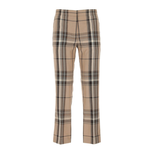 Burberry/博柏利 女裝 服飾 格紋羊毛 女士休閑褲
