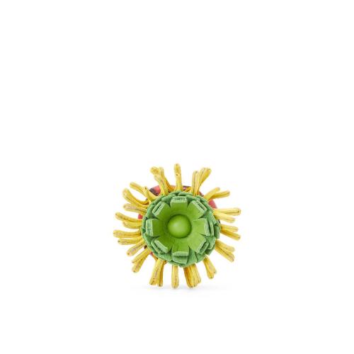  LOEWE羅意威 22年秋冬 女士 掛飾 Cactus stud flower in classic calfskin C835160X04-7108