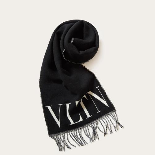 VALENTINO華倫天奴 22年秋冬 男士 圍巾 écharpe VLTN en laine et cachemire 2Y2ER033PTX0NI