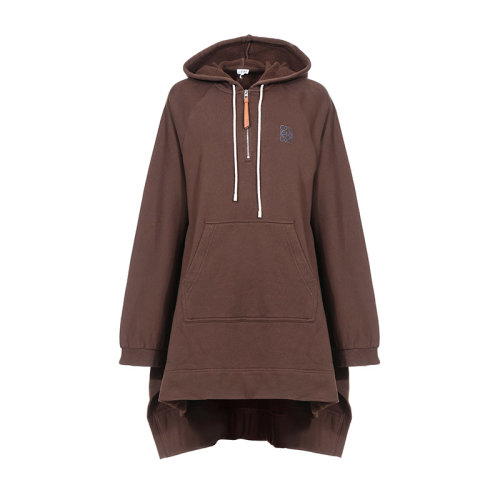 LOEWE/羅意威 女衛(wèi)衣 Rtw Precol系列棉質(zhì)長款加絨超大連帽衛(wèi)衣 S6299340PC