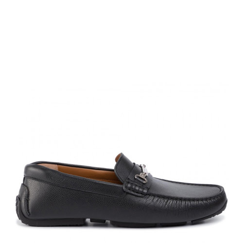 BALLY 巴利 男士 鞋靴  黑色平跟休閑駕車鞋套腳樂福鞋 男士樂福鞋