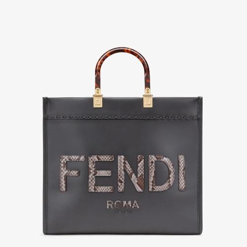  FENDI芬迪 22年秋冬 女士 手提包 Fendi Sunshine Medium 8BH386AHN5F1DMK