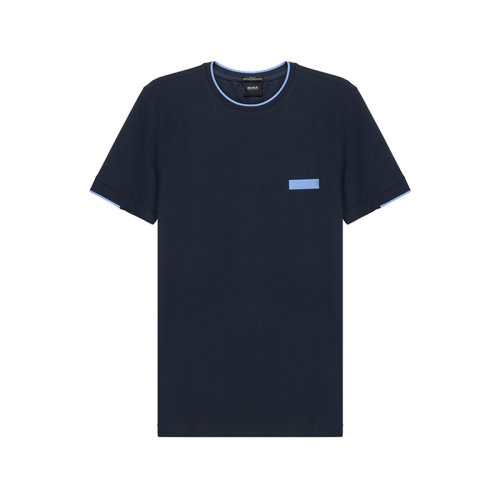 HUGO BOSS/雨果博斯 男士短袖T恤 男士棉/混紡圓領(lǐng)短袖T恤 50452965