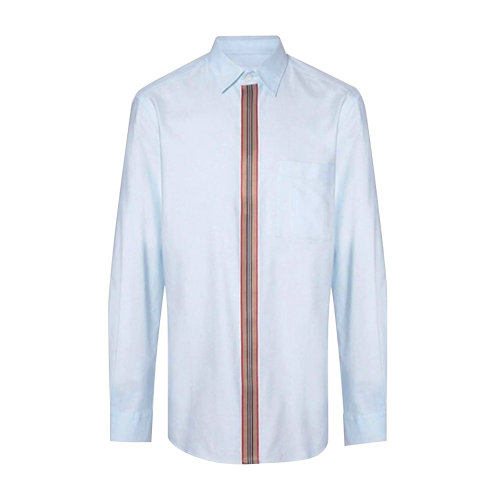 BURBERRY/博柏利 巴寶莉 白 襯衫 襯衣 專柜同款 格紋 男士長袖襯衫