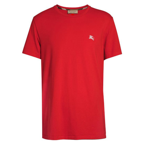 BURBERRY/博柏利 經(jīng)典戰(zhàn)馬刺繡LOGO你男士短袖T恤   at