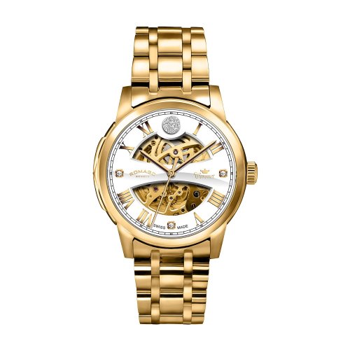 ROMAGO/雷米格 真鉆系列自動(dòng)機(jī)械腕表 RM081-0542SS-GD-6