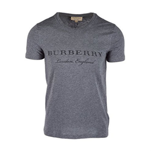 BURBERRY/博柏利 巴寶莉T恤 品牌字母LOGO 時尚 棉質(zhì)灰色短袖T恤 4050750
