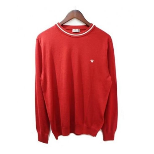  Dior Homme/迪奧桀傲 男士紅色羊毛長袖T恤 833M655KT-332-380 PLFSX